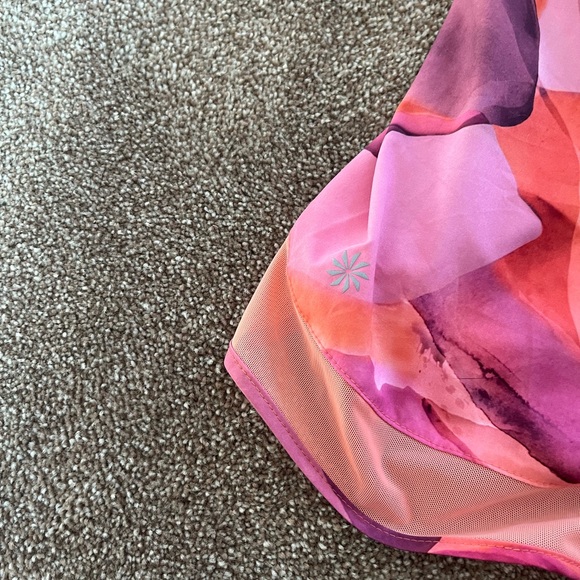 Athleta Printed Mesh Racer Run Short - Picture 7 of 7